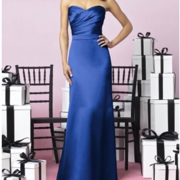 Dessy Collection Dresses & Skirts - Dessy Collection Strapless Satin Trumpet Gown